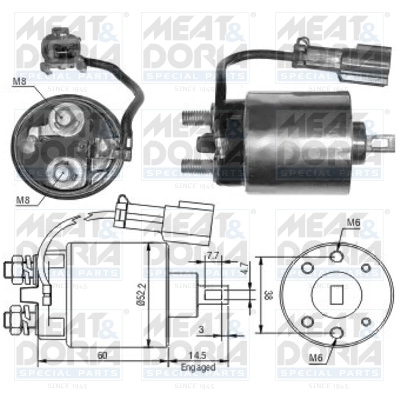 Solenoid Switch, starter